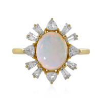 Anillo en oro con Ópalo de Australia (Adela Gold)