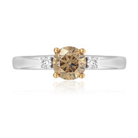 Anillo en oro con Diamante chocolate SI2 (CIRARI)