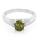 Anillo en plata con Turmalina cuprífera