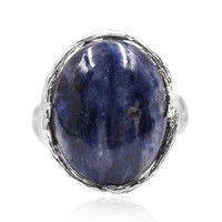 Anillo en plata con Sodalita