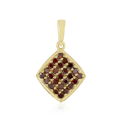 Colgante en oro con Diamante rojo I2