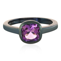 Anillo en plata con Amatista