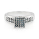 Anillo en plata con Diamante fantasía