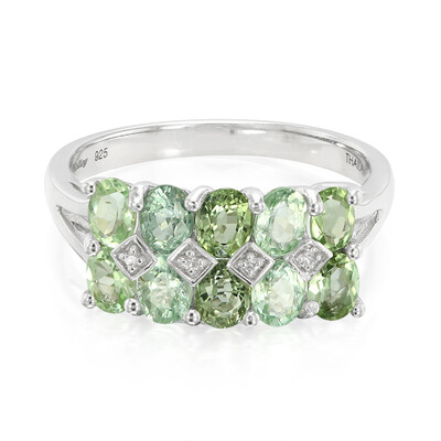 Anillo en plata con Turmalina Paraíba