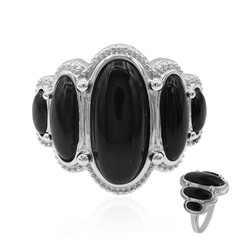Anillo en plata con Ónix negro