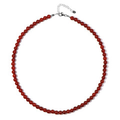 Collar en plata con Ónix rojo