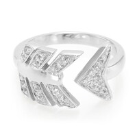 Anillo en plata con Zafiro blanco