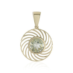 Colgante en oro con Amatista verde de Río Grande (Ornaments by de Melo)