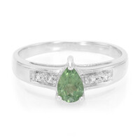 Anillo en plata con Apatita de Rusia