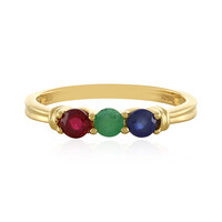 Anillo en plata con Esmeralda de Socoto