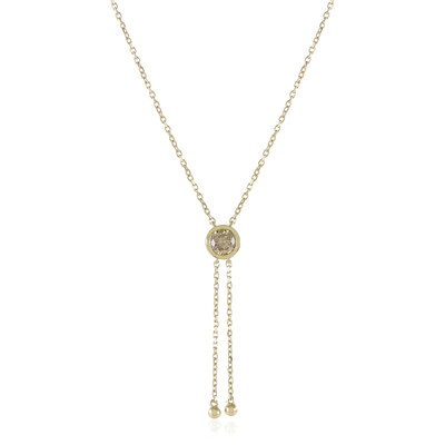 Collar en oro con Diamante champán I2
