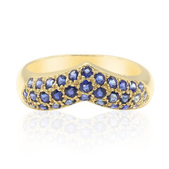 Anillo en oro con Zafiro azul (Estée Collection)