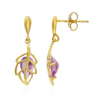 Pendientes en plata con Amatista Rosa de Francia