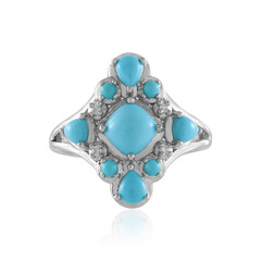 Anillo en plata con Turquesa bella durmiente