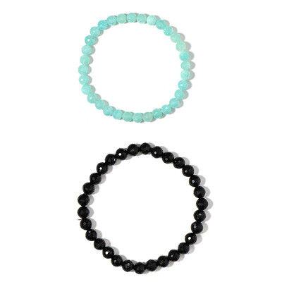 Brazalete con Turmalina negra de Brasil