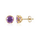 Pendientes en plata con Amatista