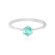 Anillo en plata con Esmeralda de Rusia