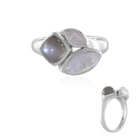 Anillo en plata con Piedra de luna azul (KM by Juwelo)