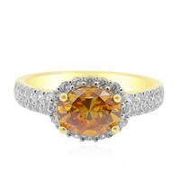 Anillo en oro con Esfalerita