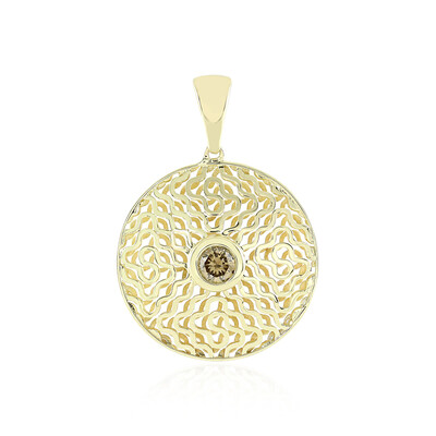 Colgante en oro con Diamante champán I2 (Ornaments by de Melo)