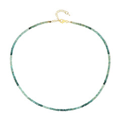 Collar en plata con Grandidierita