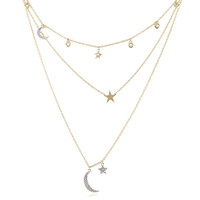 Collar en plata con Topacio blanco