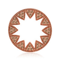 Colgante en oro con Diamante rosa de Francia de Argyle SI1