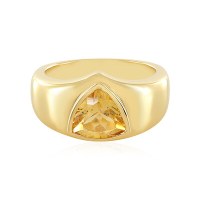 Anillo en plata con Citrino