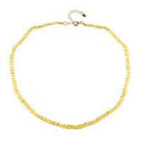 Collar en plata con Berilo amarillo (Adela Silber)