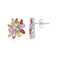 Pendientes en plata con Zafiro