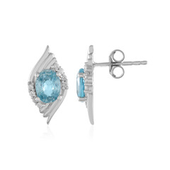 Pendientes en plata con Zircón de Ratanak Kirí