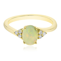 Anillo en oro con Ópalo Welo AAA