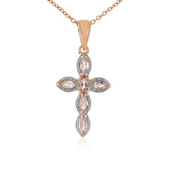 Collar en plata con Morganita