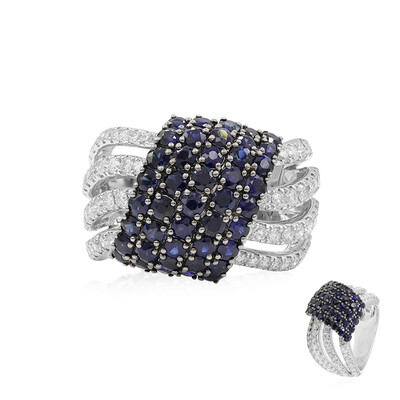 Anillo en oro con Zafiro azul (Estée Collection)