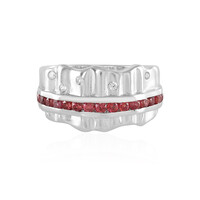 Anillo en plata con Rubí de Tanzania (de Melo)