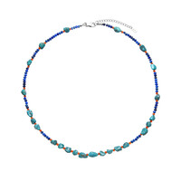 Collar en plata con Turquesa
