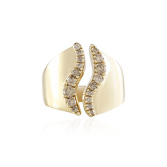 Anillo en plata con Diamante chocolate I2