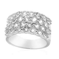 Anillo en plata con Danburita