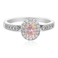 Anillo en oro con Diamante rosa I1 (CIRARI)