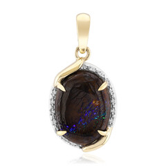 Colgante en oro con Ópalo Boulder