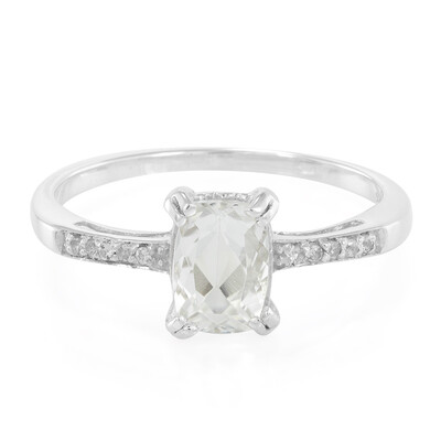 Anillo en plata con Berilo del Himalaya