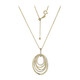 Collar en plata con Topacio blanco (Adela Silber)
