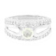 Anillo en plata con Prehnita
