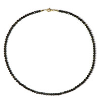 Collar en plata con Obsidiana dorada