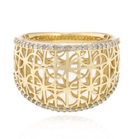 Anillo en oro con Diamante I4 (J) (Ornaments by de Melo)