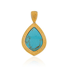 Colgante en plata con Turquesa