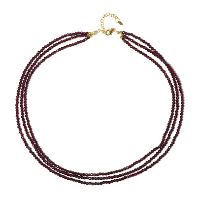 Collar en plata con Granate de Mozambique