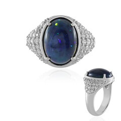 Anillo en plata con Ópalo de Mezezo (Adela Silber)