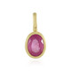 Colgante en plata con Zafiro rosa de Madagascar