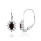 Pendientes en plata con Granate